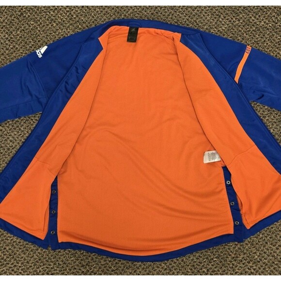 Adidas New York Knicks Warm Up Jacket Blue 2016 (Men's L) - Picture 12 of 16